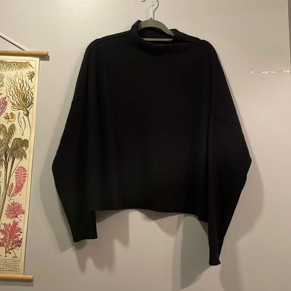 The Alani Cashmere Mock-Neck Sweater by Pilcro